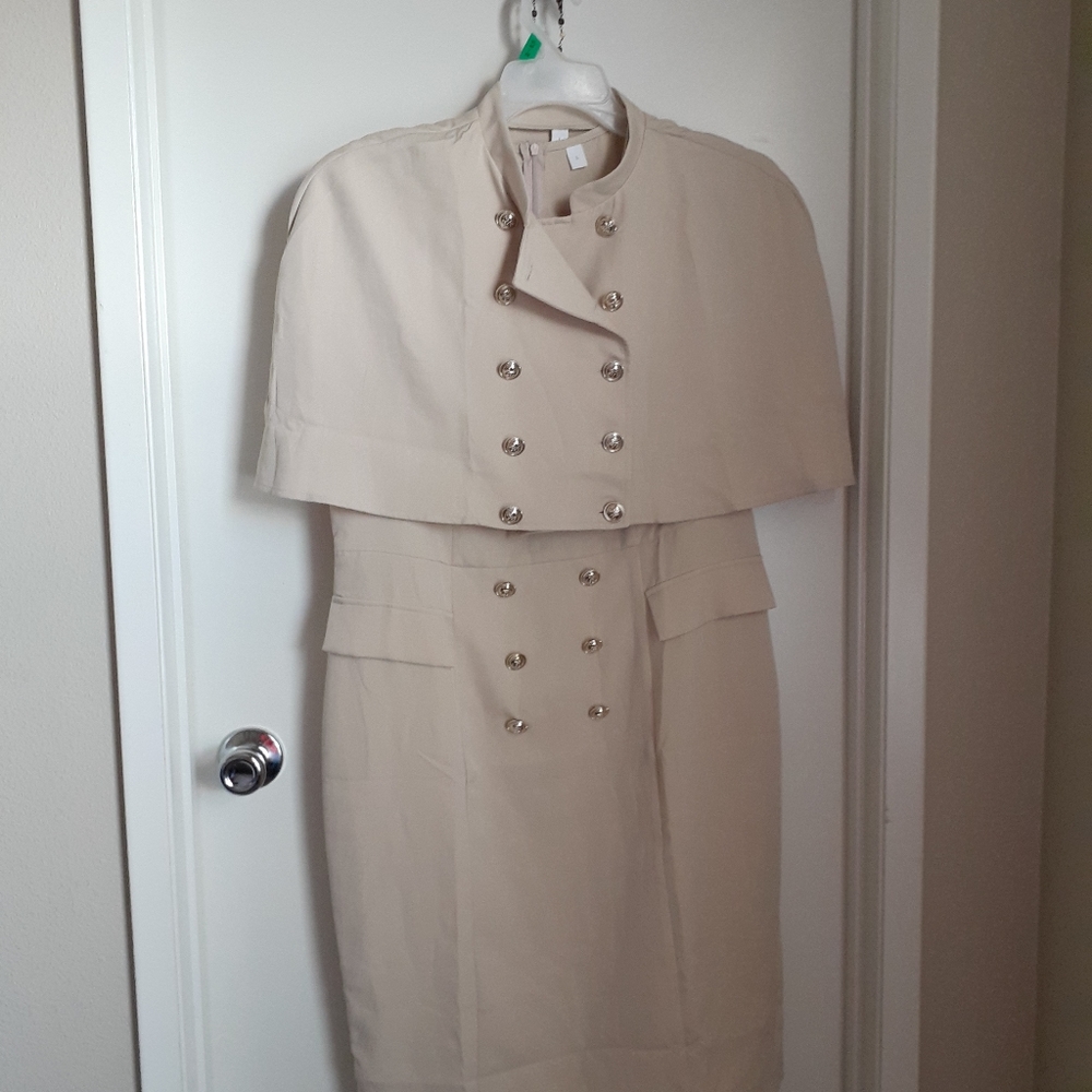 Boutique beige, sleeveless, sizeL dress